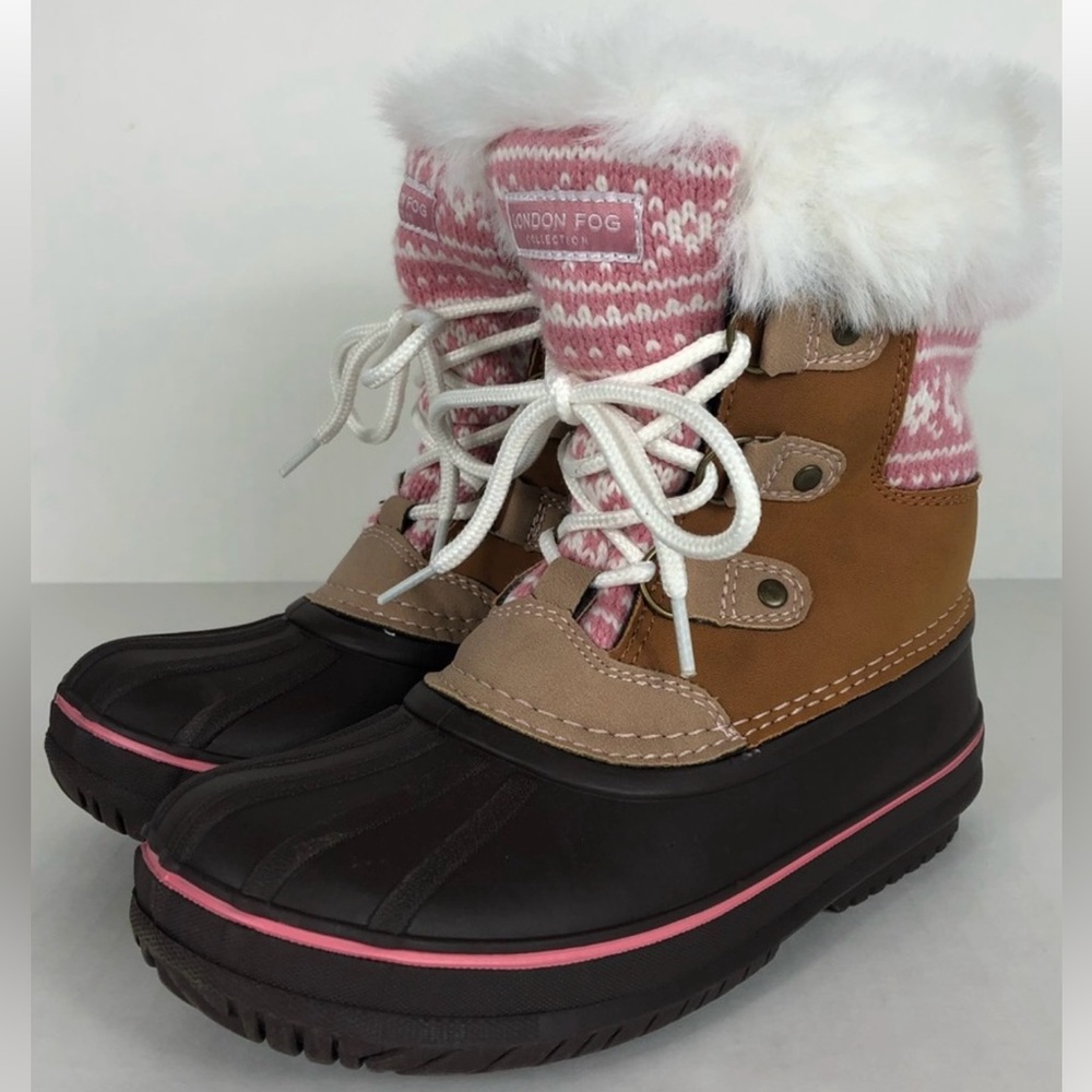 London Fog Faux Fur Winter Boots - Picture 7 of 7